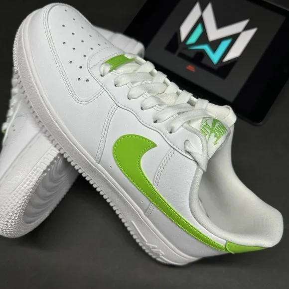 Women's Sneakers Nike Air Force Lime Lime Green Womens Green